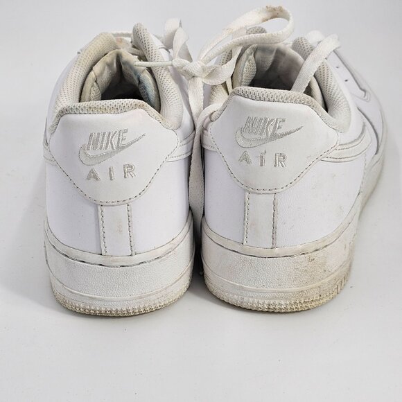 NIKE 315122-111 WHITE AIR FORCE 1 MENS SNEAKER SIZE US 10.5 - Picture 3 of 4